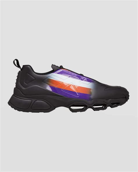 prada collision|Prada Collision Cross Sneaker Black Violet .